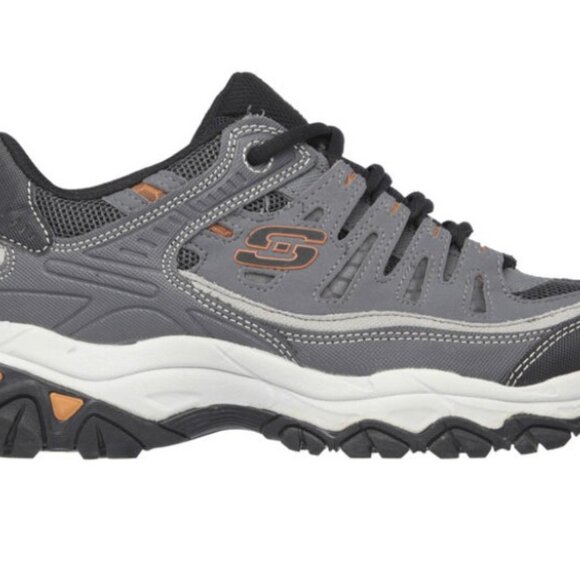 Sketchers After Burn Memory Fit Mens 10.5 Extra Wide Gray Black NWOT - Picture 6 of 6